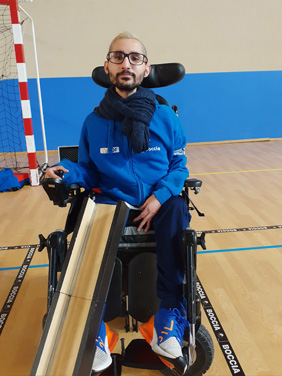 Complexe Euro-méditerranéen - Samir Vanderbeken, joeur professionnel de boccia